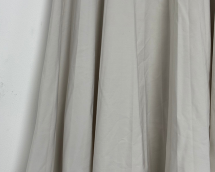 Stradivarius Beige Flared Midi Skirt