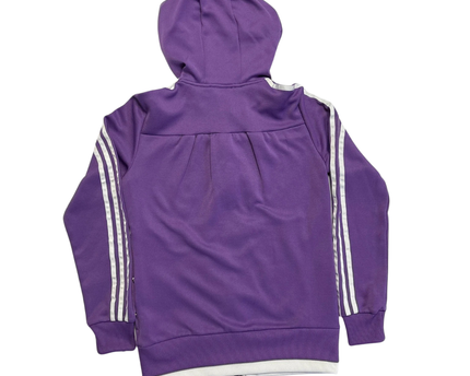Adidas Purple Trefoil Hoodie