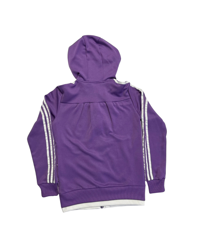 Adidas Purple Trefoil Hoodie