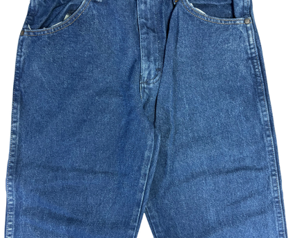 Wrangler Blue Straight Leg Cowboy Cut Jeans