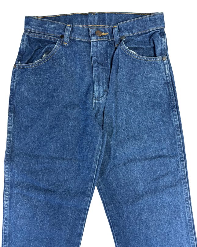 Wrangler Blue Straight Leg Cowboy Cut Jeans