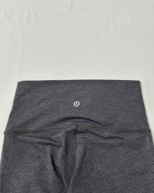 Lululemon Dark Grey High-Rise Cropped Leggings