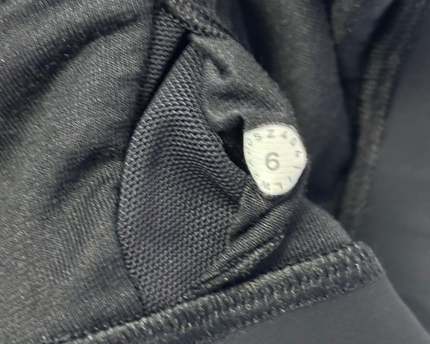 Lululemon Black/Pink High-Neck Perforated Sports Bra