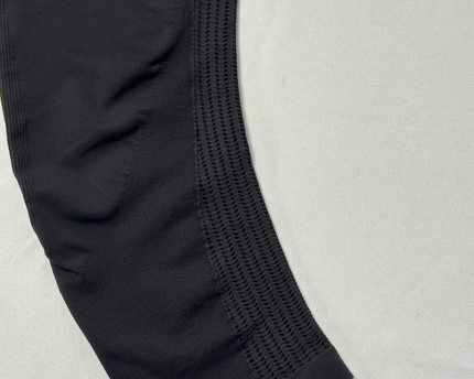 Lululemon Black Seamless Textured Capri Leggings