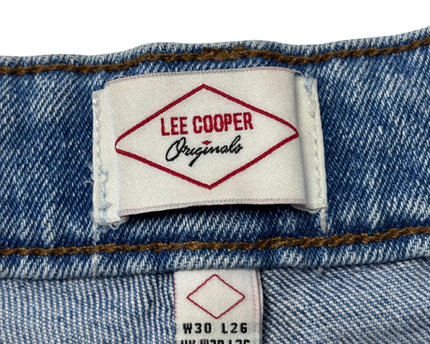 Lee Cooper Originals Blue Distressed Tapered Jeans