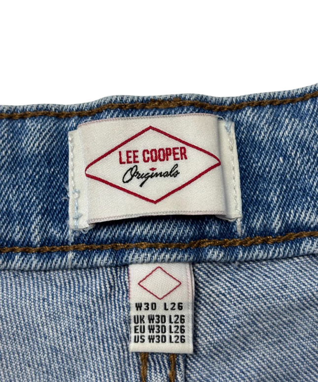 Lee Cooper Originals Blue Distressed Tapered Jeans