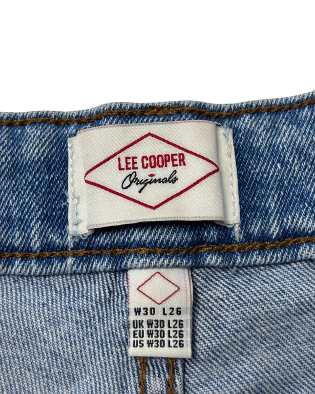 Lee Cooper Originals Blue Distressed Tapered Jeans
