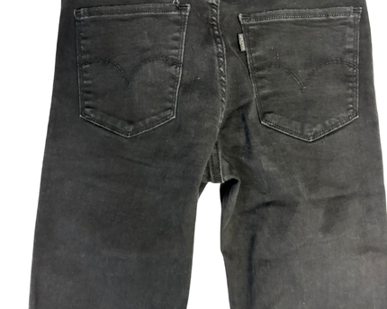 Levi's 724 Black High Rise Straight Leg Jeans
