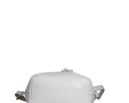 Ted Baker White Saffiano Leather Bucket Bag