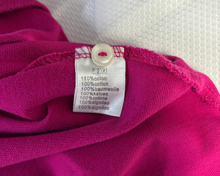 Lacoste Magenta Short-Sleeve Pique Polo Shirt