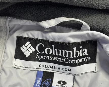 Columbia Grey Quilted Insulated Lightweight Jacket