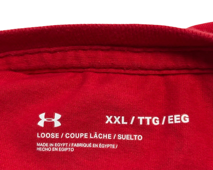 Under Armour Red Graphic Logo T-Shirt