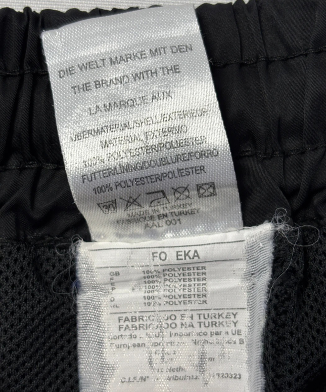 Nike Black Athletic Sports Shorts with Neon Trim