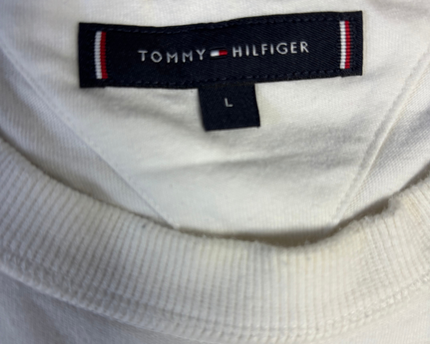 Tommy Hilfiger White Minimalist Short Sleeve T-Shirt