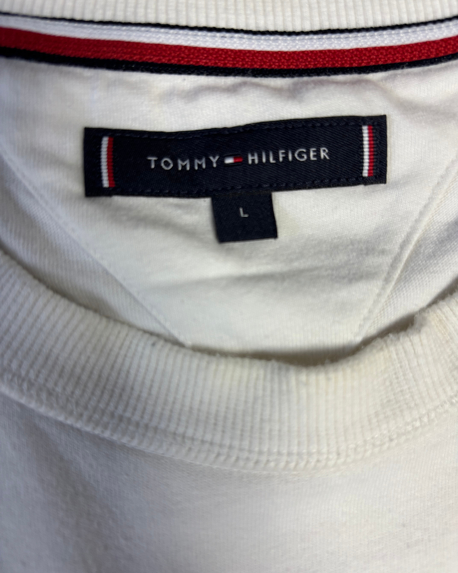 Tommy Hilfiger White Minimalist Short Sleeve T-Shirt