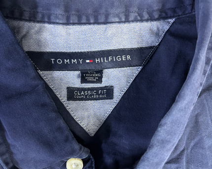 Tommy Hilfiger Blue Classic Fit Button-Down Shirt