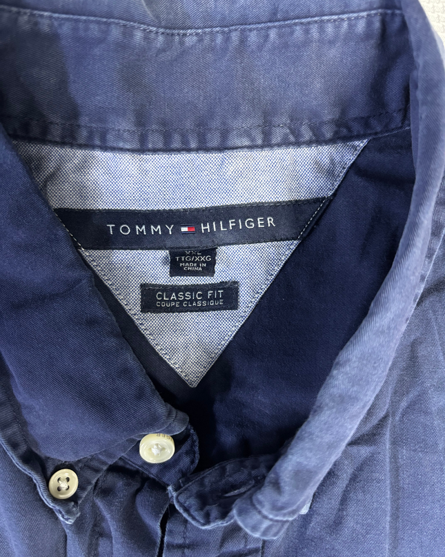 Tommy Hilfiger Blue Classic Fit Button-Down Shirt