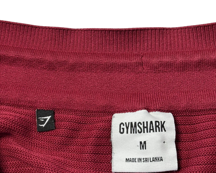 Gymshark Burgundy Tapered Performance Joggers