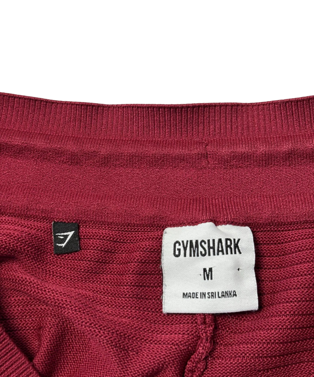 Gymshark Burgundy Tapered Performance Joggers