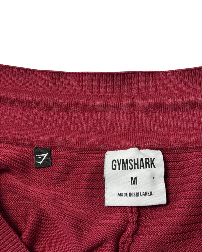 Gymshark Burgundy Tapered Performance Joggers