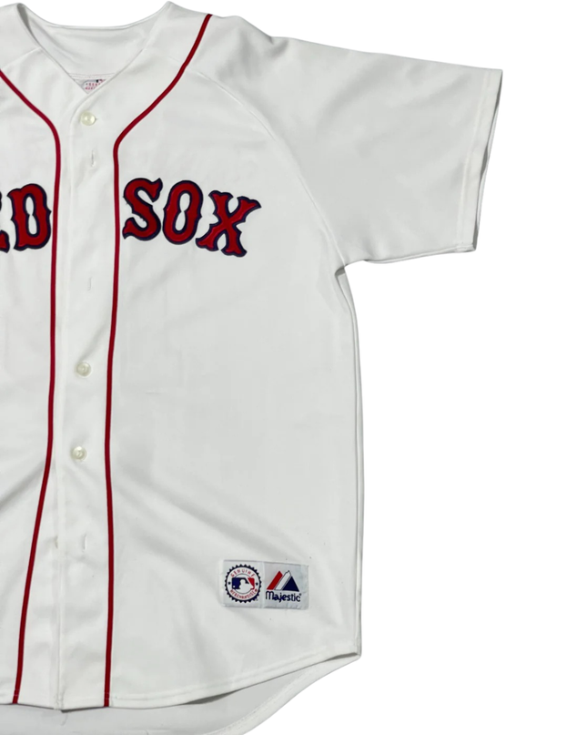 Majestic White Boston Red Sox Matsuzaka 18 Baseball Jersey