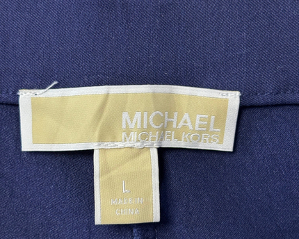 Michael Kors Navy Blue Slim Fit Trousers
