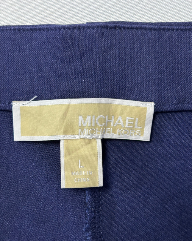 Michael Kors Navy Blue Slim Fit Trousers