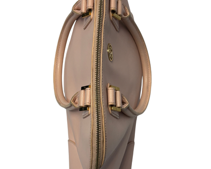Tory Burch Pink Robinson Dome Satchel Bag