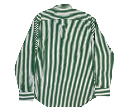 Tommy Hilfiger Green Striped Button-Up Shirt