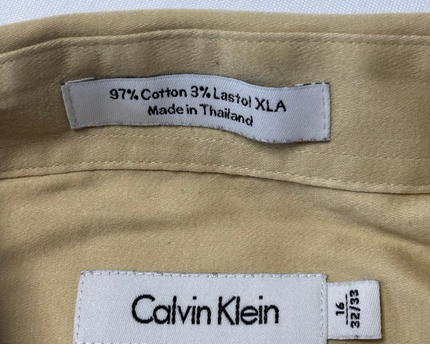 Calvin Klein Tan Men's Long-Sleeve Shirt