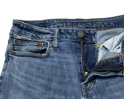 American Eagle Blue Slim Taper Ne(x)t Level Flex Jeans