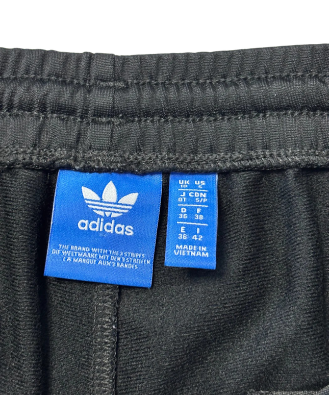 Adidas Black 3-Stripe Trefoil Track Pants