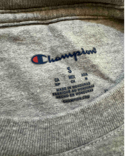 Champion USA Heritage Crest Heather Grey T-Shirt - XS