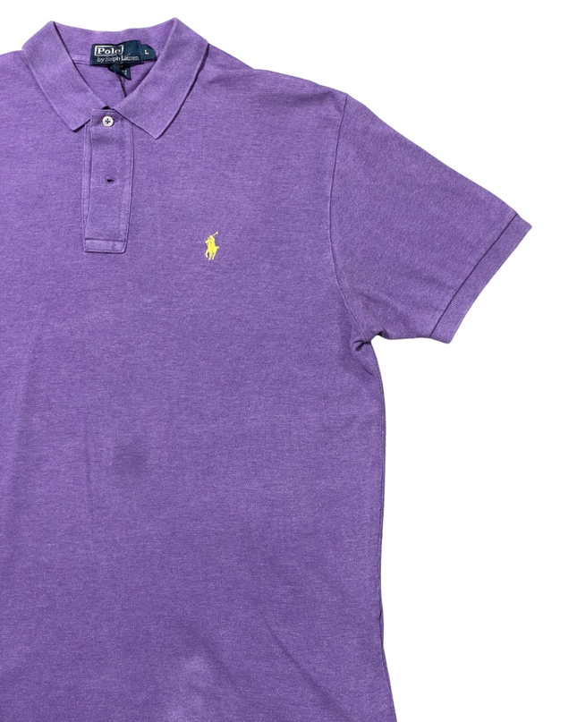 Polo Ralph Lauren Purple Short Sleeve Pique Polo Shirt