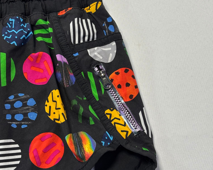 Lululemon Multicolor Geometric Patterned Sports Shorts