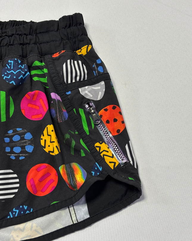 Lululemon Multicolor Geometric Patterned Sports Shorts
