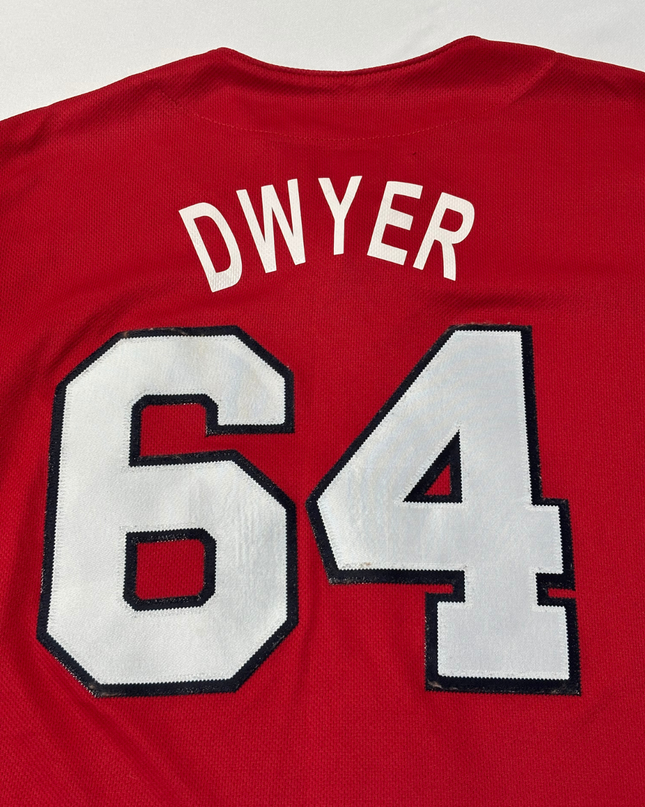 Majestic Red Washington Nationals Dwyer #64 Baseball Jersey