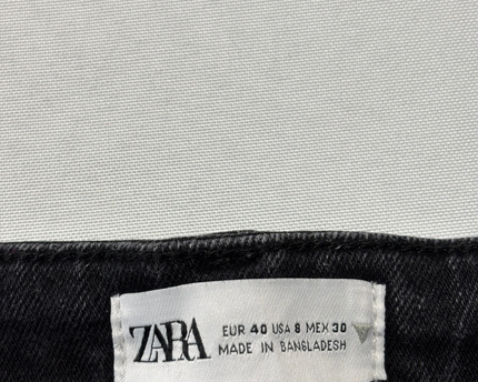 Zara Black High-Waisted Skinny Jeans