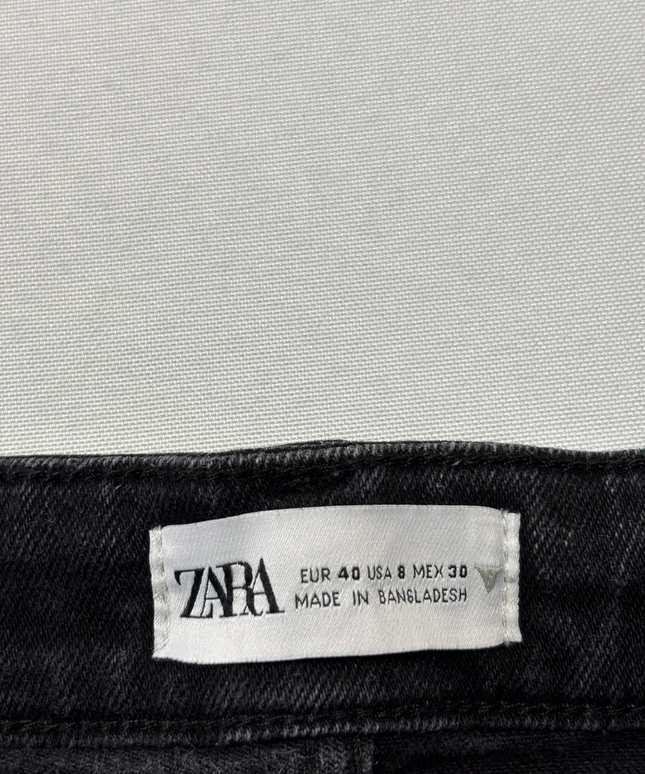 Zara Black High-Waisted Skinny Jeans