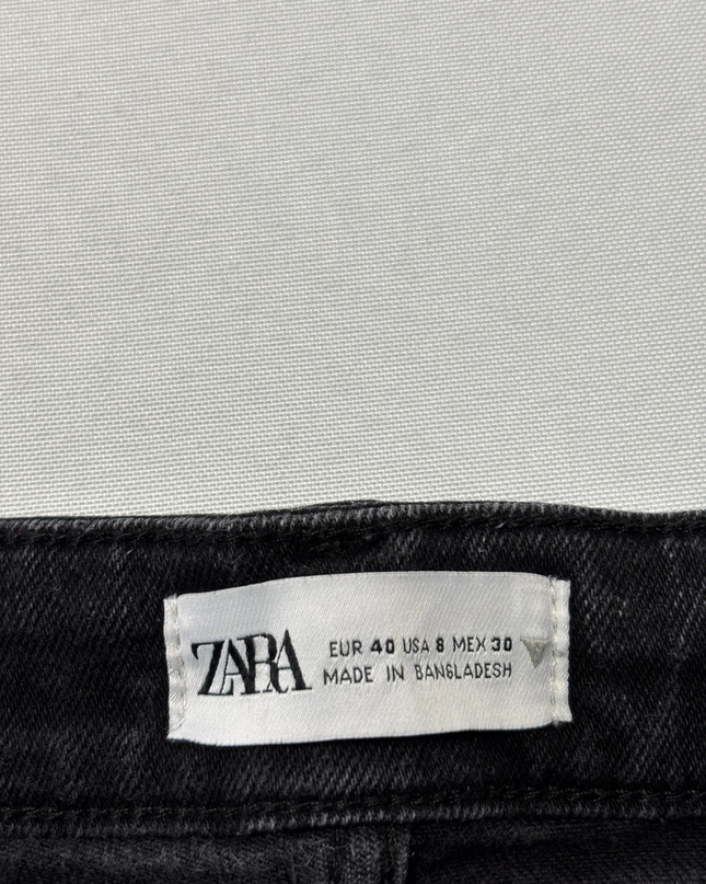 Zara Black High-Waisted Skinny Jeans