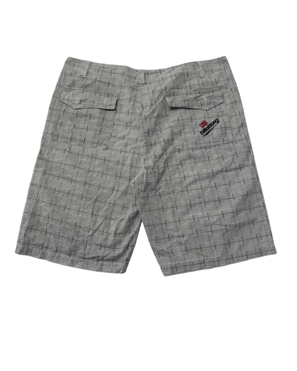 Billabong Black and White Glen Plaid Shorts