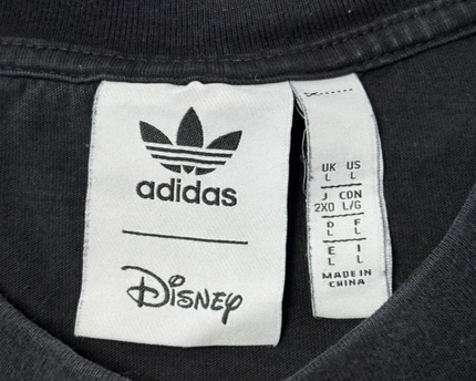 Adidas x Disney Black Goofy Skateboard Graphic Tee