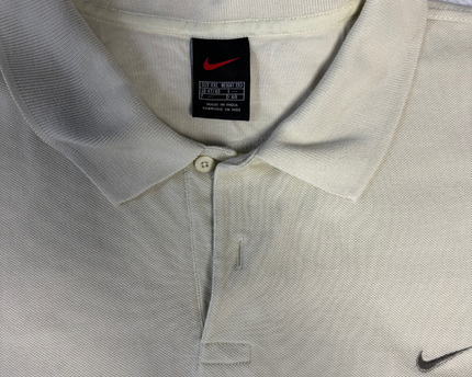 Nike Cream Men's Classic Sports Polo Shirt