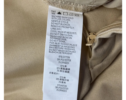 G2000 Beige Ankle Skinny Trousers
