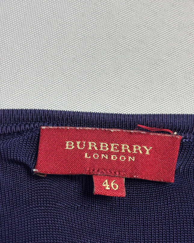 Burberry London Purple Sleeveless Knit Tunic Top