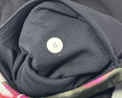 Lululemon Multicolor Abstract Print Mesh Panel Leggings
