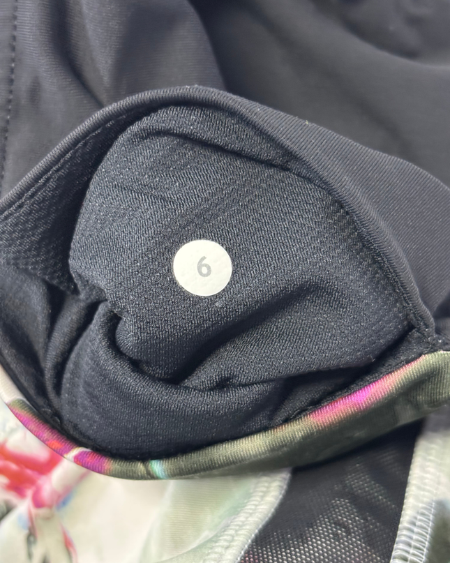 Lululemon Multicolor Abstract Print Mesh Panel Leggings
