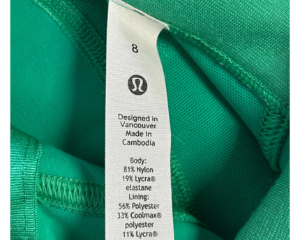 Lululemon Green Cropped Define Jacket