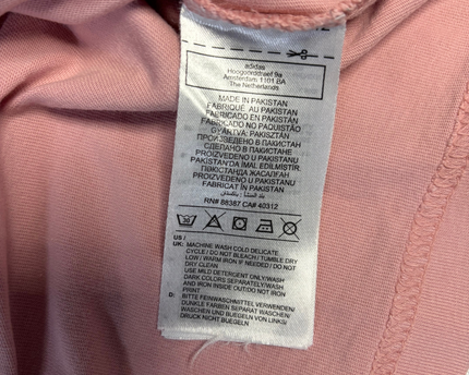 Adidas Originals Pink Graphic Logo T-Shirt