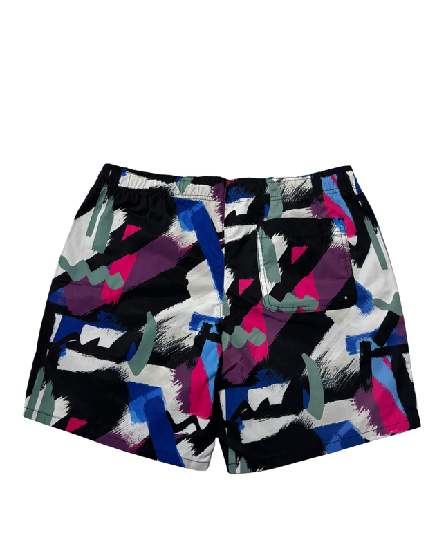 Hollister Multicolor Abstract Brushstroke Board Shorts